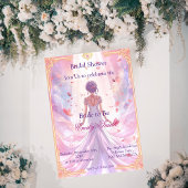 Anime Pastel Fantasy Bridal Shower Invitation 招待状