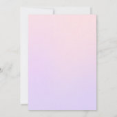 Anime Pastel Fantasy Bridal Shower Invitation 招待状 (裏面)