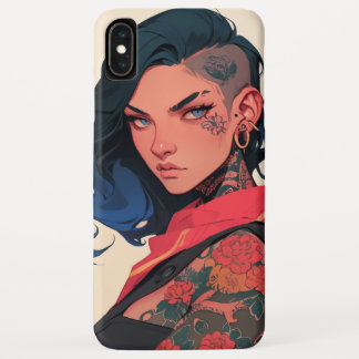 Anime Phone Case – 女クールの子 iPhone XS Maxケース