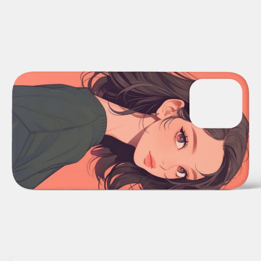 Anime Phone Case – 美しいアニメガール Case-Mate iPhoneケース (裏面 (横))