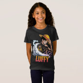 Anime Pirate Warrior Sticker – Straw Hat Hero Powe Tシャツ (正面フル)