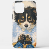 Anime Playful Dog Phone Case Galaxy & IPhone Case-Mate iPhoneケース (裏面)