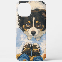 Anime Playful Dog Phone Case Galaxy & IPhone iPhone 12 Pro Max ケース