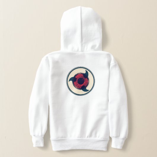 Anime Power Hoodie – Kids & Teens (レイダウン裏面)