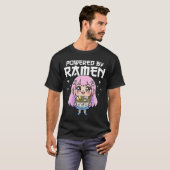 ANIME - POWERED BY RAMEN Tシャツ (正面フル)