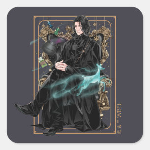 Anime Professor Severus Snape着席 スクエアシール