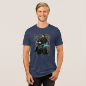 Anime Professor Severus Snape着席 トライブレンドTシャツ (正面全面)