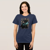 Anime Professor Severus Snape着席 トライブレンドTシャツ (正面全面)