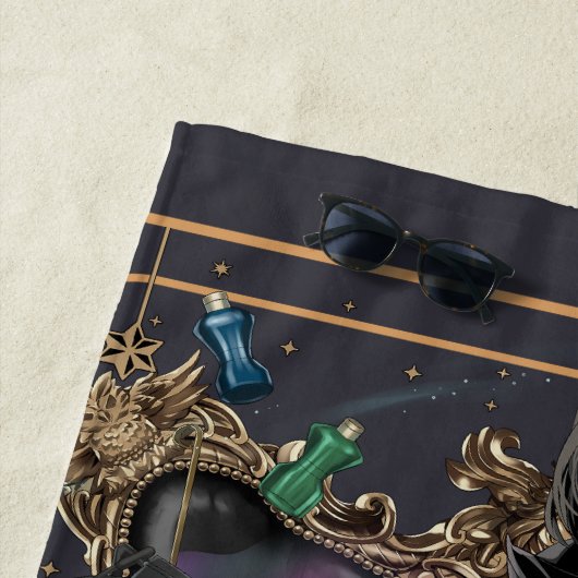 Anime Professor Severus Snape着席 ビーチタオル (インサイチュ)