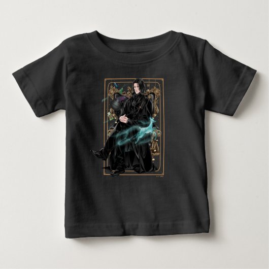 Anime Professor Severus Snape着席 ベビーTシャツ (正面)