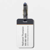 Anime Professor Severus Snape着席 ラゲッジタグ (裏面縦)