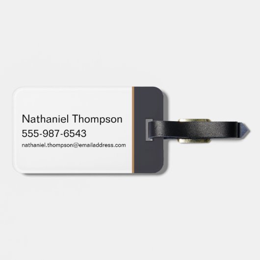 Anime Professor Severus Snape着席 ラゲッジタグ (裏面横)