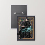 Anime Professor Severus Snape着席 缶バッジ (正面/裏面)