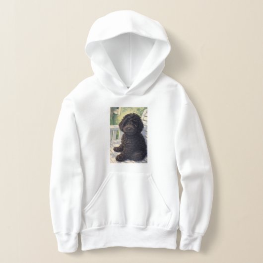 Anime Puppy Cute Hoodie for Girls (レイダウン)