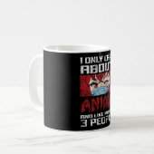 Anime Quote Design | I Only Care about Anime コーヒーマグカップ (正面左)