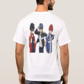 Anime Racing Team Trio T-Shirt - Cool Sports Anime Tシャツ (裏面)