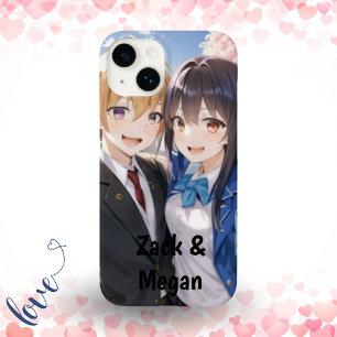 Anime Romantic Coule – 学生向けSelfie Personaliz Case-Mate iPhone 14ケース