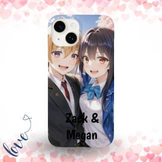 Anime Romantic Coule – 学生向けSelfie Personaliz Case-Mate iPhone 14ケース