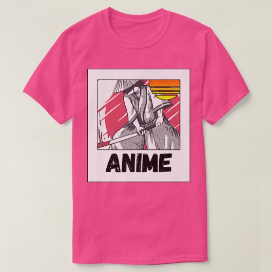 Anime Samurai Manga Anime Sayings Otaku Tシャツ (デザイン正面)