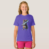 Anime Samurai Squirrel Warrior Tシャツ (正面フル)