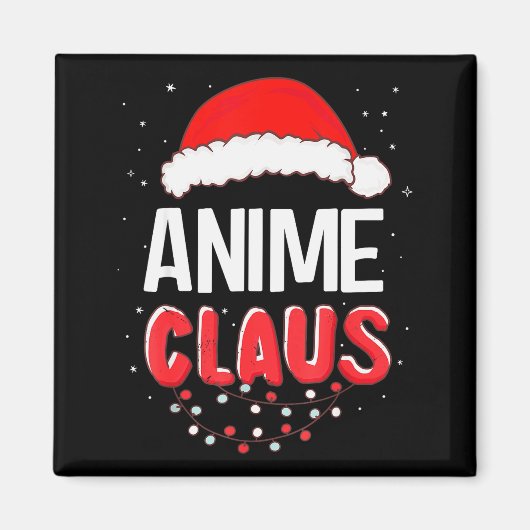 Anime Santa Claus Christmas Matching Costume  マグネット (正面)