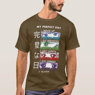 Anime Sketching Shirt Sketching Anime Perfect Day Tシャツ