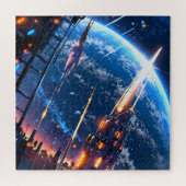 Anime space art ジグソーパズル (横)