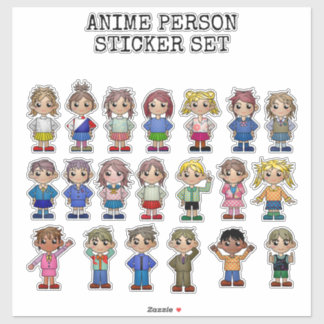 ANIME, STICKER SET シール