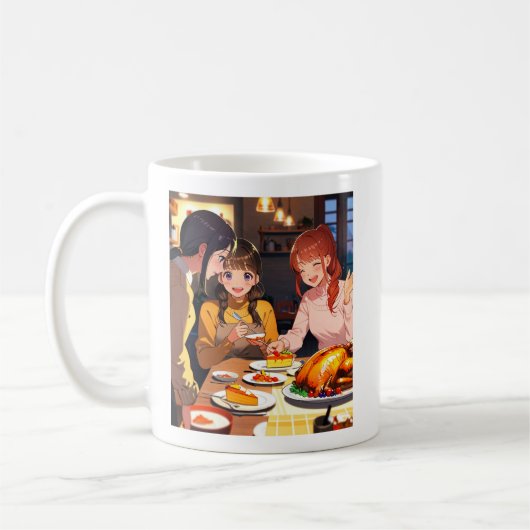 (Anime -Thanksgiving IV) Classic Mug, 11 oz コーヒーマグカップ (左)
