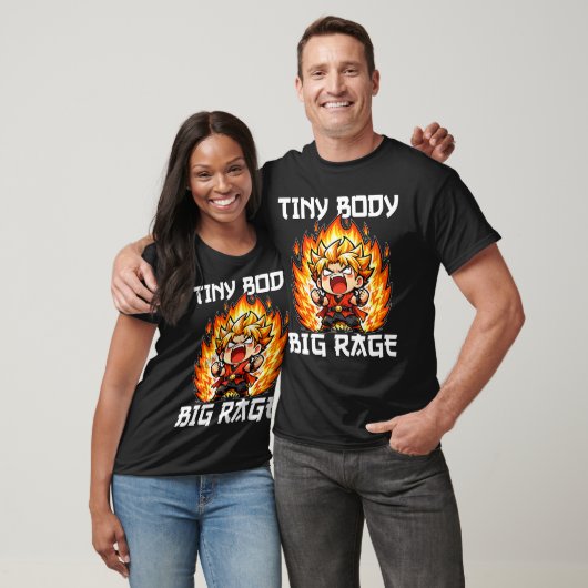 ANIME - TINY BODY BIG RAGE Tシャツ (ユニセックス)