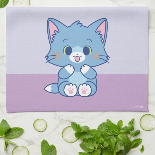 Anime TomとJerry - Tom キッチンタオル (折り畳み)