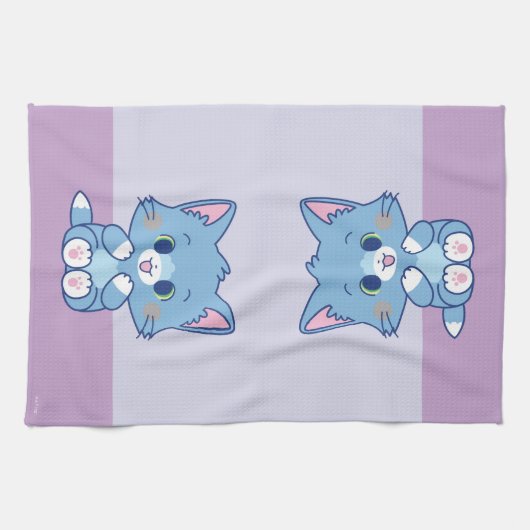 Anime TomとJerry - Tom キッチンタオル (横)