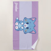 Anime TomとJerry - Tom ビーチタオル (正面)