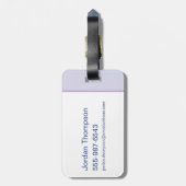 Anime TomとJerry - Tom ラゲッジタグ (裏面縦)