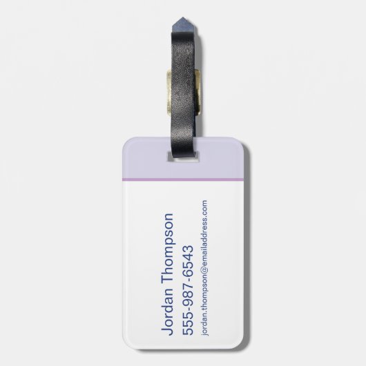 Anime TomとJerry - Tom ラゲッジタグ (裏面縦)