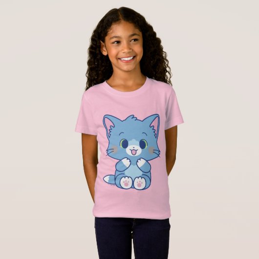 Anime TomとJerry - Tom Tシャツ (正面フル)