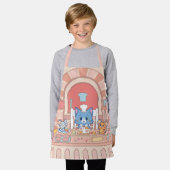 Anime Tom、Jerry、Tuffyベーカリー エプロン (着用した状態)