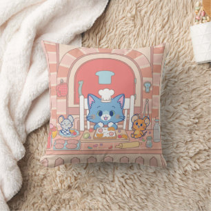 Anime Tom、Jerry、Tuffyベーカリー クッション