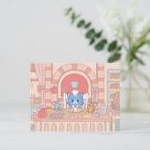 Anime Tom、Jerry、Tuffyベーカリー ポストカード (スタンド正面)