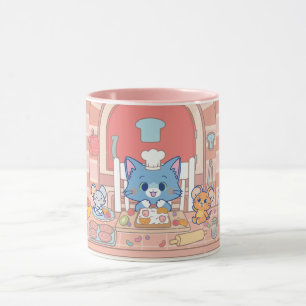 Anime Tom、Jerry、Tuffyベーカリー マグカップ