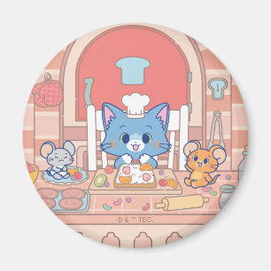 Anime Tom、Jerry、Tuffyベーカリー マグネット