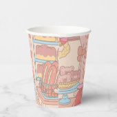 Anime Tom、Jerry、Tuffyベーカリー 紙コップ (右)