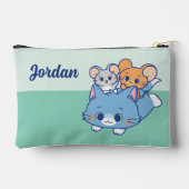 Anime Tom、Jerry、Tuffy アクセサリーポーチ (裏面)