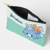 Anime Tom、Jerry、Tuffy アクセサリーポーチ (見開き)