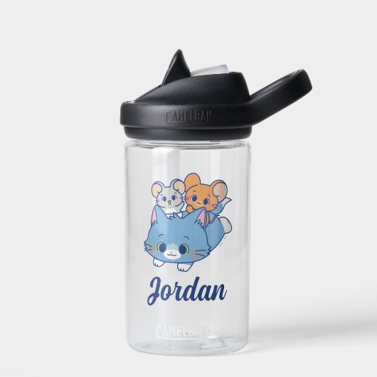 Anime Tom、Jerry、Tuffy ウォーターボトル (左面)