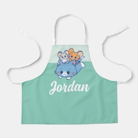 Anime Tom、Jerry、Tuffy エプロン (正面)