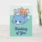 Anime Tom、Jerry、Tuffy カード (正面)