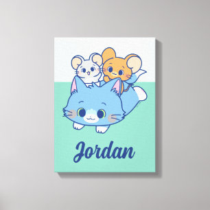 Anime Tom、Jerry、Tuffy キャンバスプリント