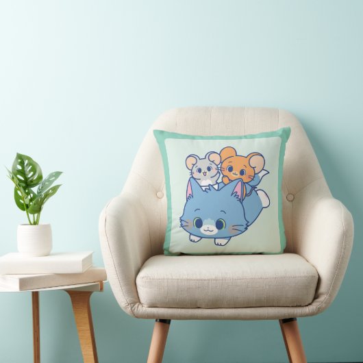 Anime Tom、Jerry、Tuffy クッション (椅子)