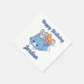 Anime Tom、Jerry、Tuffy スタンダードカクテルナプキン (角)